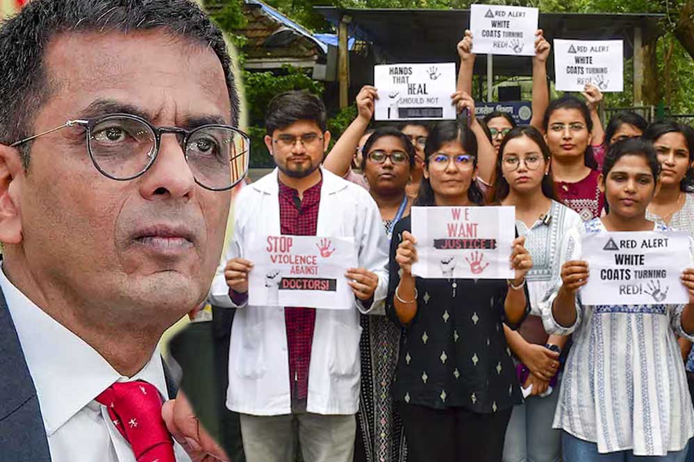 हड़ताल पर गए डॉक्टरों से बोले CJI- काम पर लौट आएं, नहीं होगी कार्रवाई