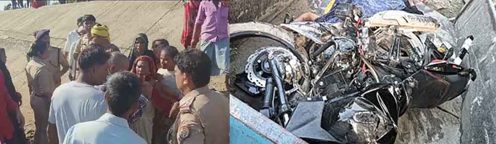 बिहार-मोतिहारी में ट्रक और बाइक की भिड़ंत, जीजा-साली की मौत