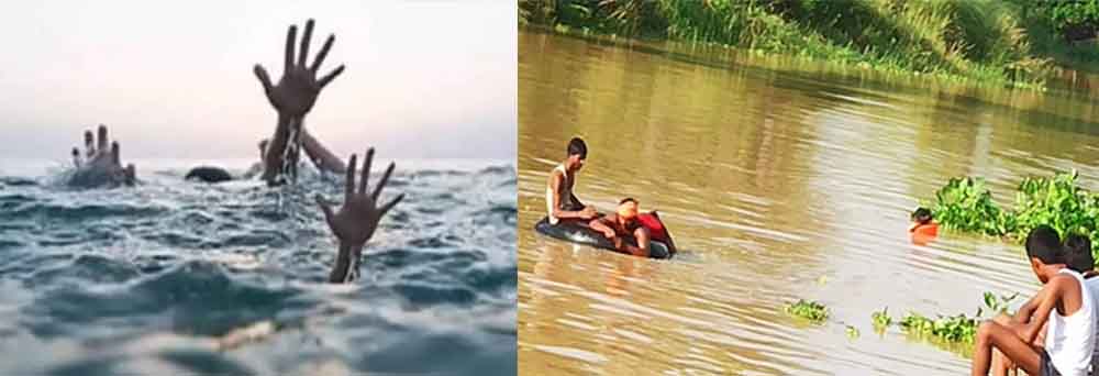 बिहार-नालंदा में दो मासूम बच्चियों की मौत, पैर फिसलने से नदी में डूबीं