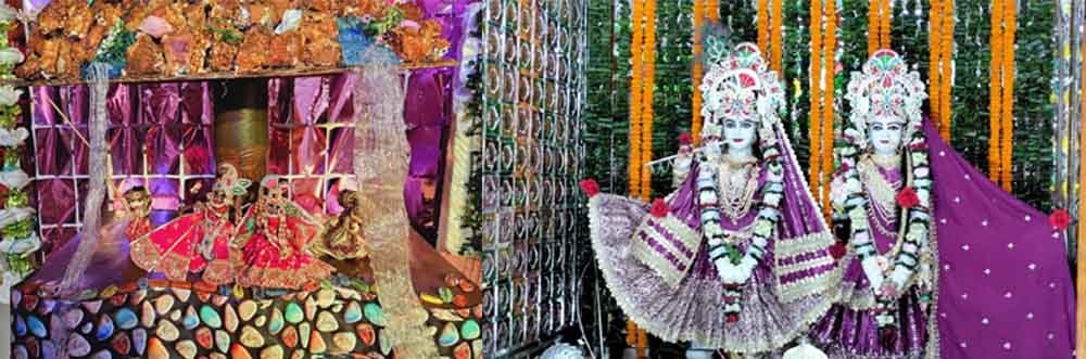 रायपुर के राधा-श्रीकृष्ण मंदिरों में धूमधाम से मनी जन्माष्टमी, ‘नंद के आनंद भयो’ के गूंजे भजन