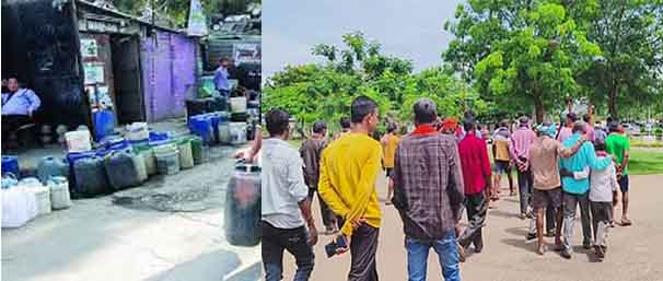 छत्तीसगढ़-बालोद के कलेक्ट्रेट पहुंचे सैकड़ों ग्रामीण, टैक्स देने पर भी समय से पानी न मिलने की शिकायत