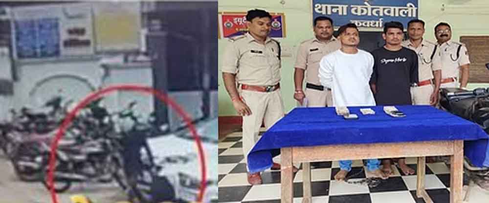 छत्तीसगढ़-कबीरधाम में व्यापारी की कार से 2.22 लाख रुपए चोरी, मास्टर माइंड ड्राइवर और नाबालिग गिरफ्तार