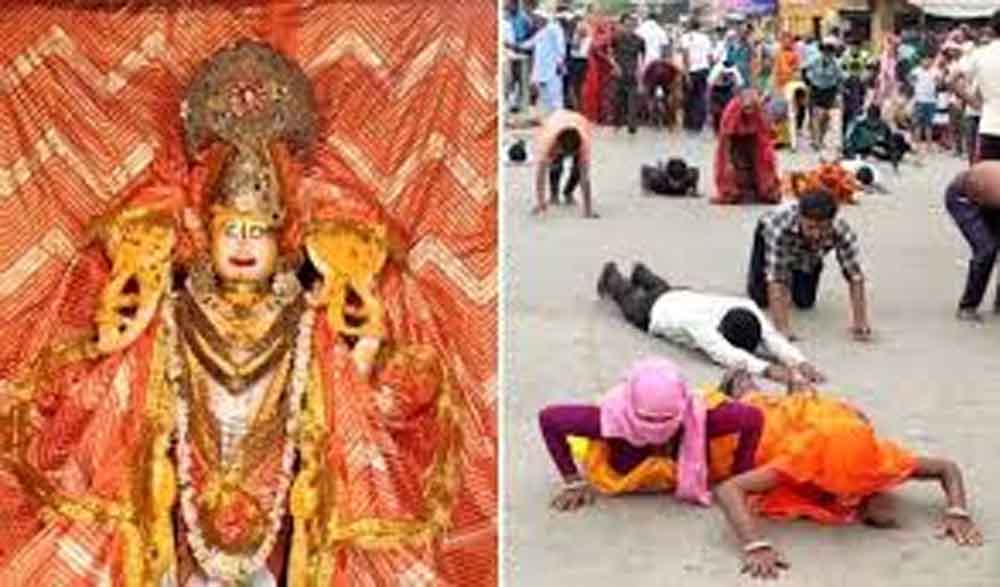 राजस्थान-टोंक के डिग्गी लक्खी मेले में दंडवत करते आए श्रद्धालु, बारिश में कम नहीं हुआ जोश