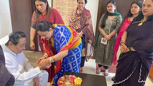 आज भोपाल में बहनों से राखी बँधवाने का सौभाग्य प्राप्त हुआ: कमलनाथ