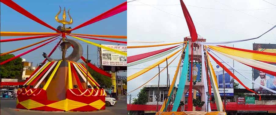 श्रीकृष्ण जन्माष्टमी पर सजाया गया श्रीकृष्ण जन्मभूमि मंदिर, स्वर्ग सा सजा दिखाई दे रहा ब्रज
