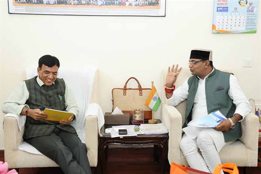 केंद्रीय मंत्री डॉ. मनसुख मंडाविया से खेल मंत्री विश्वास सारंग ने भेंटकर नेशनल स्पोर्ट्स ट्रिब्यूनल के गठन का दिया सुझाव