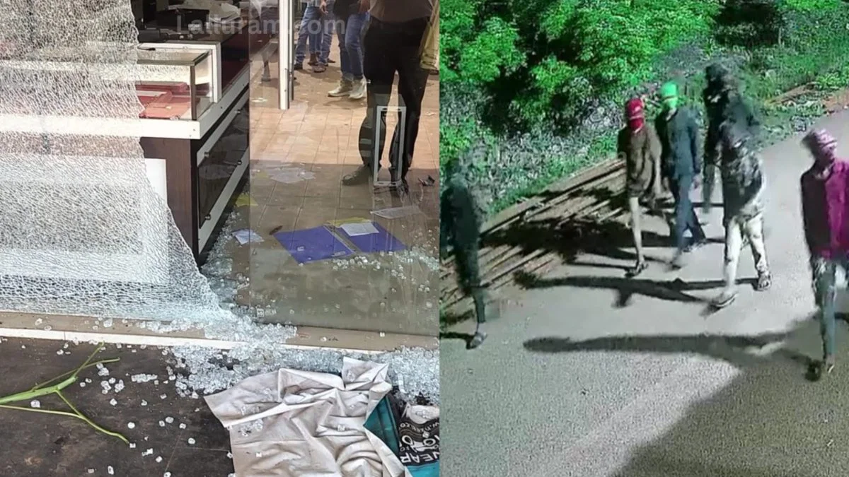 रायपुर आउटर में चोरों ने पांच दुकानें तोड़ी