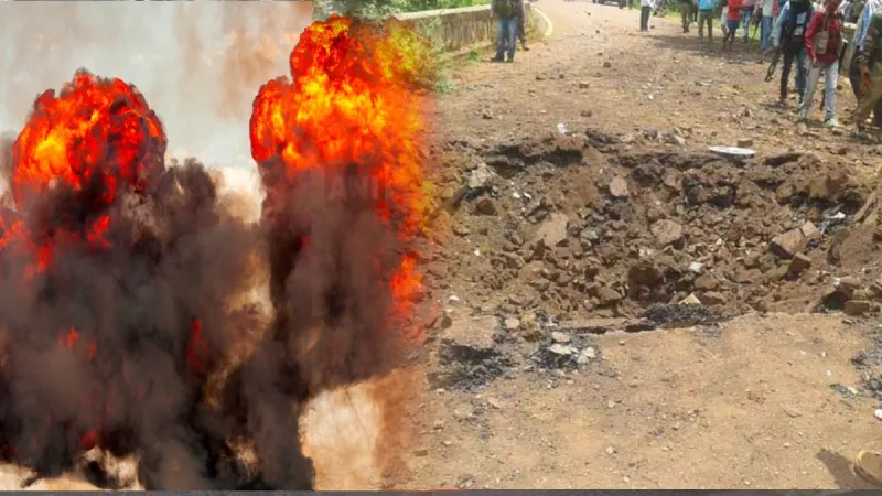 IED ब्लास्ट में घायल ग्रामीण, नक्सली साजिश का खुलासा