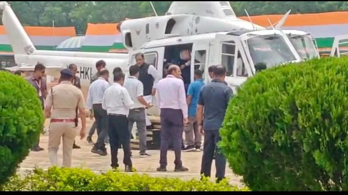 उड़ान से पहले सीएम साय के हेलीकॉप्टर में खराबी