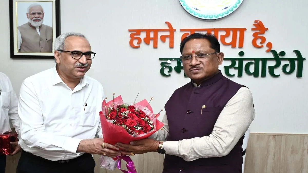 CM से मिले BSP निदेशक, विकास पर हुई चर्चा