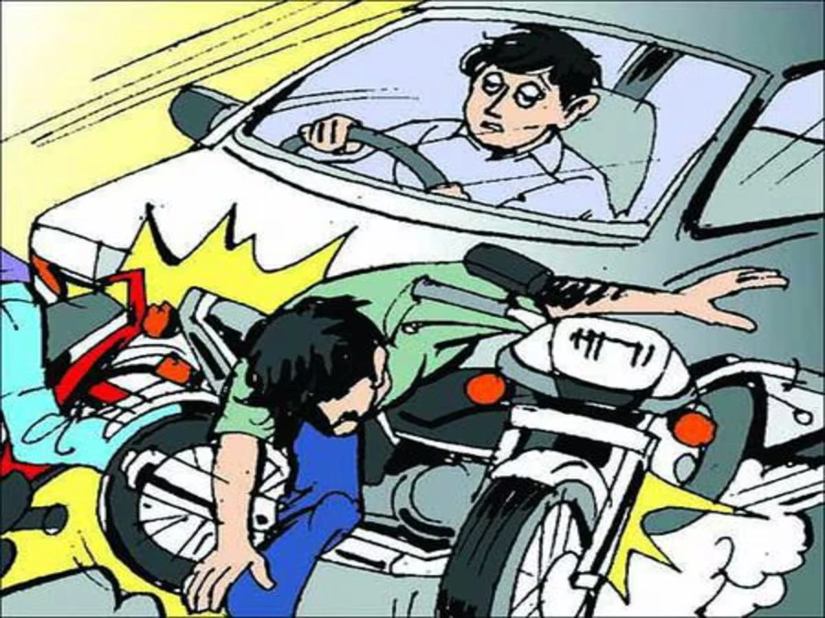 कोरबा में बाइक-कार टक्कर  पर बजरंगदल कार्यकर्ता भड़के