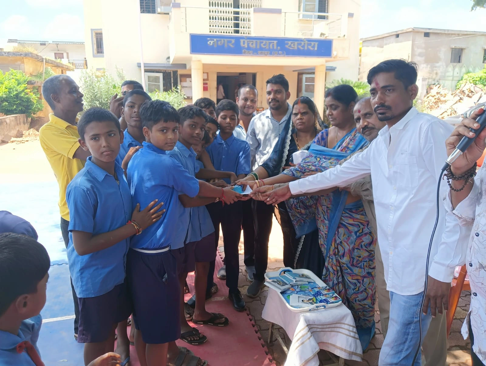 खरोरा में राष्ट्रीय खेल दिवस पर प्रतियोगिताओं का आयोजन