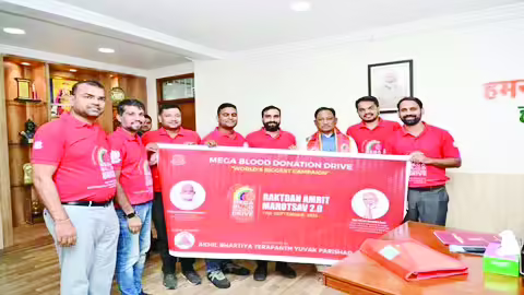 रक्तदान अमृत महोत्सव 2.0 हेतु परिषद सक्रिय
