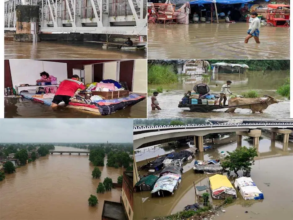 दिल्ली में यमुना जलस्तर खतरनाक स्तर पार, इलाके जलमग्न