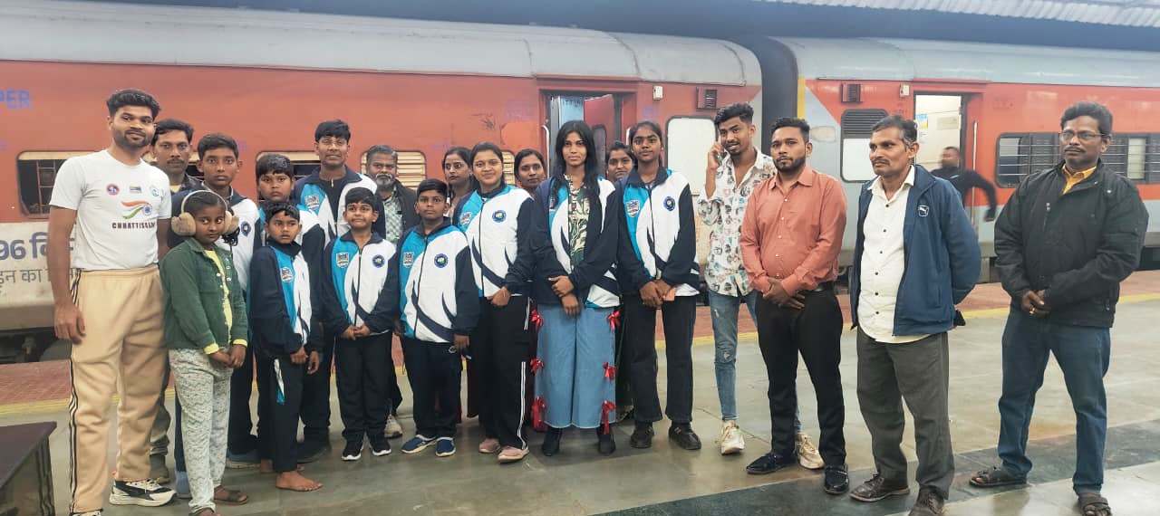 नेशनल ताइक्वांडो प्रतियोगिता के लिए खिलाड़ी हुए रवाना