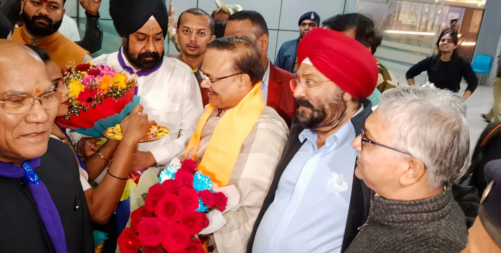 रायपुर पहुंचे AITA अध्यक्ष, एयरपोर्ट पर भव्य स्वागत