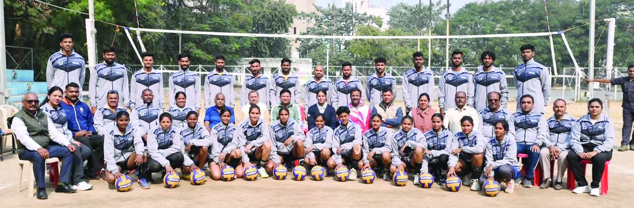 72वीं सीनियर नेशनल वॉलीबॉल चैम्पियनशिप के लिए छत्तीसगढ़ टीमें