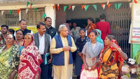 खाद्य आयोग अध्यक्ष का कोंडागांव दौरा