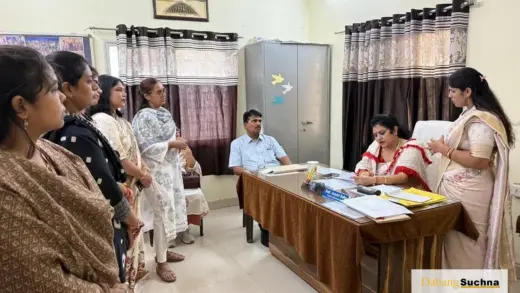 दुर्ग:-सखी वन स्टॉप सेंटर की व्यवस्थाओं का जायजा लेने