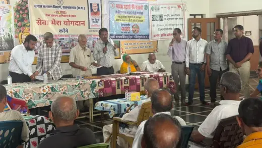 राजनांदगांव : सेवा संकल्प अभियान में 18 वरिष्ठ नागरिकों
