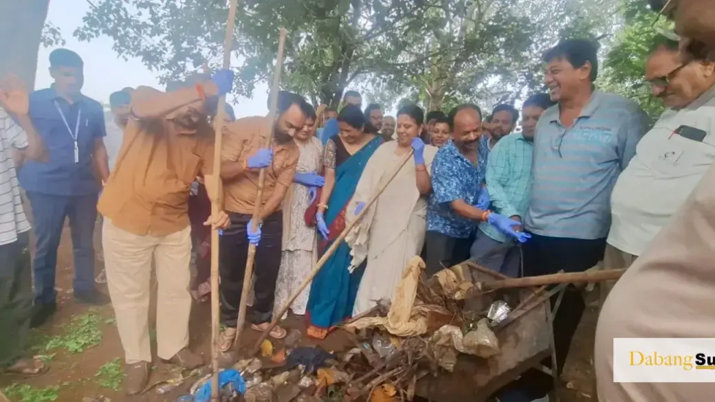 सेवा संकल्प अभियान के तहत बंधवा तालाब में स्वच्छता अभियान एवं वृक्षारोपण